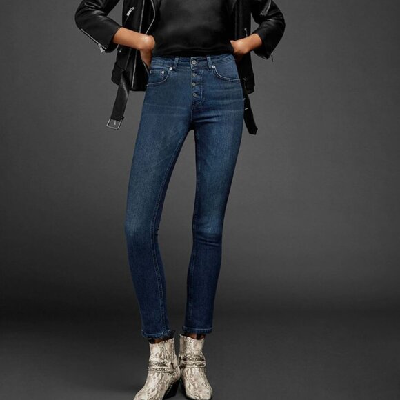 Anine Bing Jagger Jean Blue - Picture 1 of 8